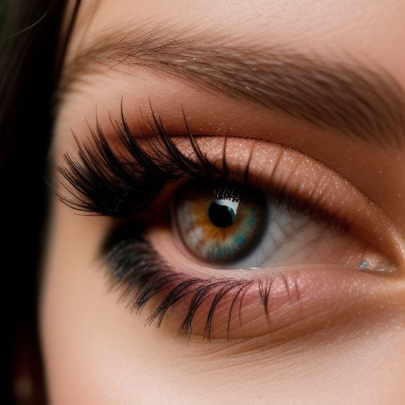 Eyebrows and eyelashes